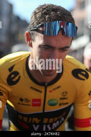 ©Laurent Lairys/MAXPPP - Christophe Laporte von Jumbo - Visma beim Binche - Chimay - Binche 2022, Memorial Frank Vandenbrouck Radrennen am 4. Oktober 2022 in Binche, Belgien - Foto Laurent Lairys / MAXPPP Stockfoto