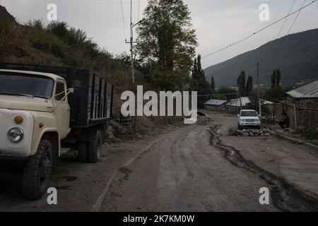 ©Chris Huby / Le Pictorium/MAXPPP - 21/09/2022 Chris Huby / Le Pictorium - 21/9/2022 - armenie / syunik - Armenie / Village de Verasten - Ambiance / 21/9/2022 - Armenia / syunik - Armenia / Verasten Village - Atmosphere Stockfoto