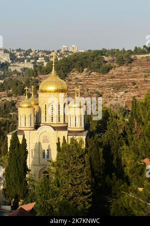 Kirche der Prinzessin Elisabeth in ein Kerem, Jerusalem, Israel. Stockfoto