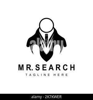 Suche Logo Design, Detective Illustration, Home search, Glass Lens, Company Brand Vector Stock Vektor