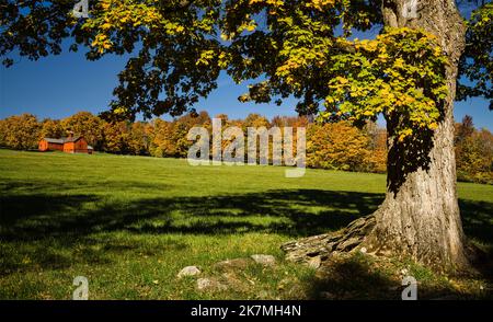 Barn William Cullen Bryant Homestead   Cummington, Massachusetts, USA Stockfoto