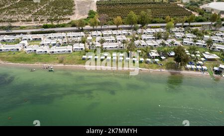 See von Galilee im ein Gav Resort. Stockfoto