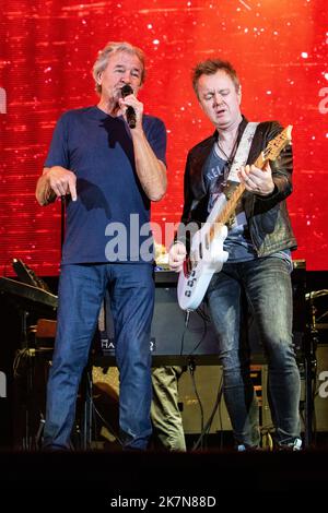 Mailand Italien. 17. Oktober 2022. Die englische Band DEEP PURPLE spielt live auf der Bühne des Mediolanum Forums während „The Whoosh! Tour“ Stockfoto