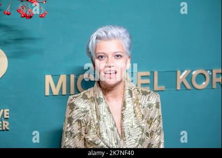 New York, Usa. 17. Oktober 2022. Victoria Brito nimmt an der Verleihung der jährlichen Golden Heart Awards 16. im Glasshouse in New York City Teil. Kredit: SOPA Images Limited/Alamy Live Nachrichten Stockfoto
