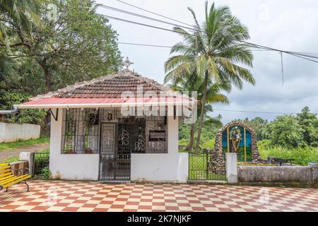 St. Anthony Chapel in Zorivaddo Ambora, Loutolim Goa - Indien Stockfoto