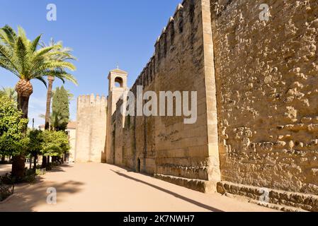 Alcazar der christlichen Könige, Alcázar de los Reyes Cristianos, Cordoba, Andalusien, Spanien Stockfoto