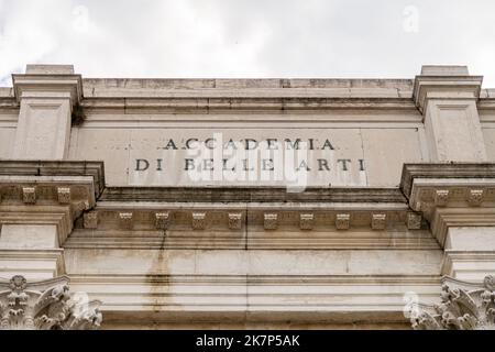 Der Eingang zur Galerie dell'Accademia in Venedig, Italien Stockfoto