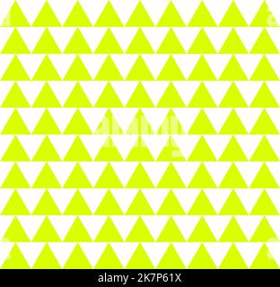 Nahtloses Dreiecksmuster, moderner Stil, moderner minimalistischer flacher Stil, auffällige, druckvolle Vektoren, die Aufmerksamkeit erfordern, ideale Geometrie Stock Vektor