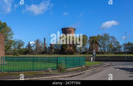 Naturzugtürme, Scunthorpe, England, Großbritannien. Stockfoto