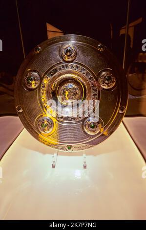 Borusseum Museum in der Signal Iduna Arena - dem offiziellen Spielplatz des FC Borussia Dortmund Stockfoto