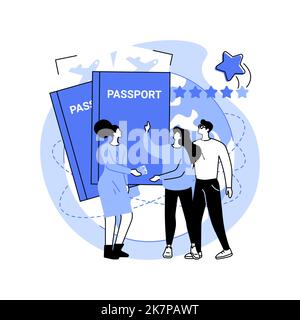 Bereit für Reisen isolierte Cartoon-Vektor-Illustrationen. Stock Vektor