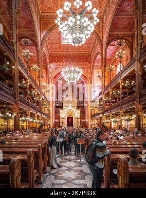 Synagoge In Der Dohany-Straße - Budapest, Ungarn Stockfoto