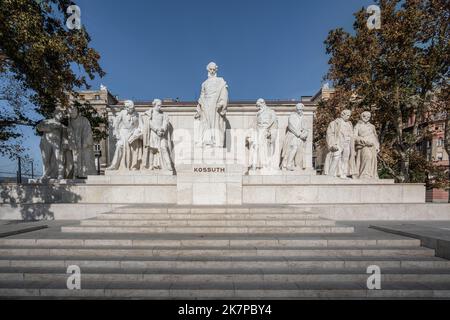 Kossuth Memorial - Budapest, Ungarn Stockfoto