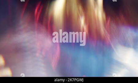 Cyberpunk mehrfarbiger Hintergrund, abstrakt schillernde holografische Effekte. Stockfoto