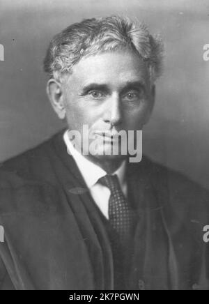 Louis Dembitz Brandeis (1856 – 1941) amerikanischer Jurist und Associate Justice vor dem Obersten Gerichtshof der Vereinigten Staaten von 1916 bis 1939. Stockfoto