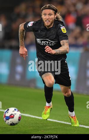 Swansea, Großbritannien. 18. Oktober 2022. Jeff Hendrick #8 of Reading während des Sky Bet Championship-Spiels Swansea City vs Reading im Swansea.com Stadium, Swansea, Großbritannien, 18.. Oktober 2022 (Foto von Mike Jones/News Images) in Swansea, Großbritannien am 10/18/2022. (Foto von Mike Jones/News Images/Sipa USA) Quelle: SIPA USA/Alamy Live News Stockfoto