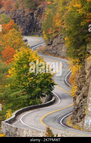 Der Hawks Nest Lookout Stockfoto