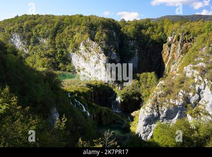 Nationalpark Plitvicer Seen-Kroatien Stockfoto