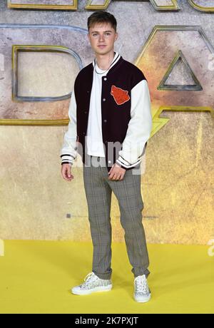 London, Großbritannien. 18. Oktober 2022. 18.. Oktober 2022. London, Großbritannien. HRVY bei der Premiere von Black Adam UK. Quelle: Doug Peters/Alamy Live News Stockfoto