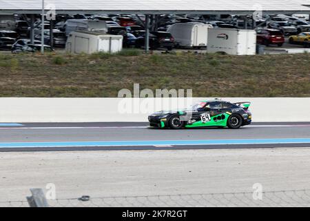 Französische Meisterschaft GT4 Paul Ricard, Le Castellet, FRANKREICH, 16/10/2022 Florent 'MrCrash' B. Stockfoto