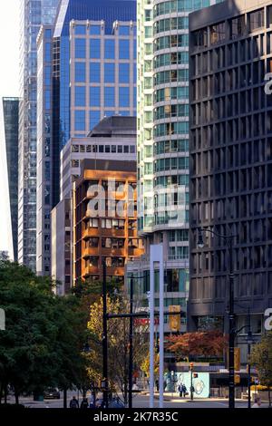 Stadtlandschaften in Vancouver, British Columbia, Kanada Stockfoto