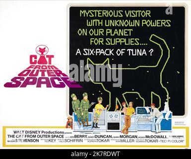 Film Poster Film: The Cat from Outer Space (USA 1978) Regie: Norman Tokar 09 June 1978 **WARNUNG** Dieses Foto ist nur für redaktionelle Zwecke bestimmt und unterliegt dem Copyright von DISNEY und/oder dem von der Film- oder Produktionsfirma beauftragten Fotografen und kann nur von Publikationen im Zusammenhang mit der Bewerbung des oben genannten Films reproduziert werden. Eine obligatorische Gutschrift an DISNEY ist erforderlich. Der Fotograf sollte auch bei Bekanntwerden des Fotos gutgeschrieben werden. Ohne schriftliche Genehmigung der Film Company kann keine kommerzielle Nutzung gewährt werden. Stockfoto