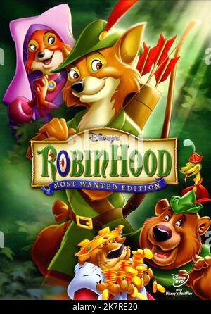 Maid Marian, Robin Hood, Prince John, Little John & Sir Hiss Poster Film: Robin Hood (USA 1973) Regie: Wolfgang Reitherman 08. November 1973 **WARNUNG** Dieses Foto ist nur für redaktionelle Zwecke bestimmt und unterliegt dem Copyright von DISNEY und/oder dem von der Film- oder Produktionsfirma beauftragten Fotografen und kann nur durch Publikationen im Zusammenhang mit der Bewerbung des oben genannten Films reproduziert werden. Eine obligatorische Gutschrift an DISNEY ist erforderlich. Der Fotograf sollte auch bei Bekanntwerden des Fotos gutgeschrieben werden. Ohne schriftliche Genehmigung der Film Company kann keine kommerzielle Nutzung gewährt werden. Stockfoto