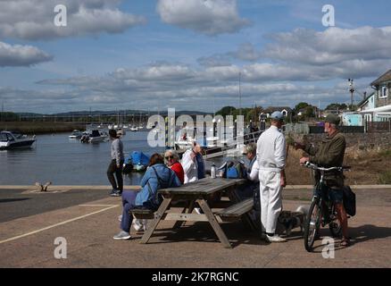 Der Hafen, Topsham, Devon Stockfoto