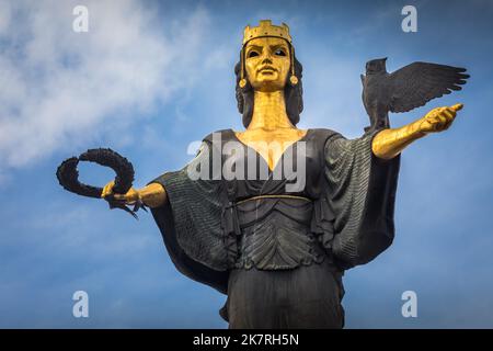 Die Statue der Hagia Sophia im Zentrum von Sofia, der Hauptstadt Bulgariens Stockfoto