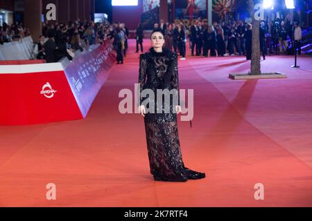 18. Oktober 2022, Rom, Italien: Federica Vincenti nimmt am sechsten Tag der siebzehnten Ausgabe des Rome Film Fest am roten Teppich des Films ''L'ombra di Caravaggio'' Teil (Bildquelle: © Matteo Nardone/Pacific Press via ZUMA Press Wire) Stockfoto