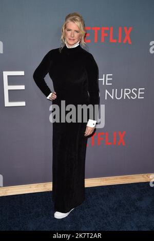 New York, NY, USA. 18. Oktober 2022. Amy Loughren bei der Ankunft für DIE GOOD NURSE Special Screening, The Paris Theatre, New York, NY 18. Oktober 2022. Kredit: Kristin Callahan/Everett Collection/Alamy Live Nachrichten Stockfoto