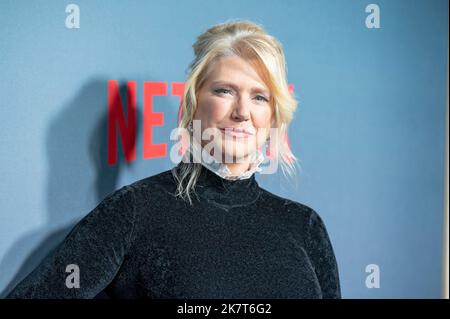 NEW YORK, NEW YORK - 18. OKTOBER: Amy Loughren nimmt am 18. Oktober 2022 in New York City am Pariser Theater an Netflix's New York Screening "The Good Nurse" Teil. Kredit: Ron Adar/Alamy Live Nachrichten Stockfoto