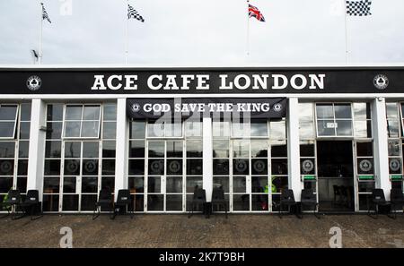 London North Circular, Ace Cafe Stockfoto