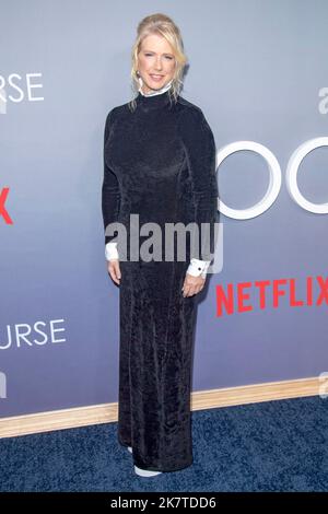 New York, Usa. 18. Oktober 2022. Amy Loughren nimmt am 18. Oktober 2022 an der New York-Vorführung der Netflix „The Good Nurse“ im Pariser Theater in New York City Teil. Kredit: SOPA Images Limited/Alamy Live Nachrichten Stockfoto