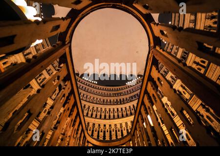 Anatomisches Theater von Padua, Palazzo del Bo, Padua, Italien Stockfoto