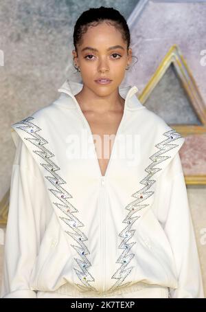 Quintessa Swindell bei der Premiere von Black Adam UK am 18. Oktober