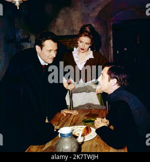 Dumala, Fernsehfilm nach der Romanvorlage von Eduard von Keyserling, Deutschland 1963, Regie: Walter Rilla, Darsteller: Heinz Weiss, Hannelore Lottis (?), Hans Clarin Stockfoto