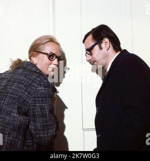 Münchner Geschichten, Fernsehserie, Deutschland 1974, Regie: Helmut Dietl, Darsteller: Barbara Valentin, Wilfried Klaus Stockfoto