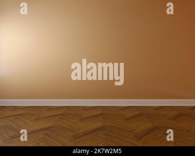 Minimale Innenansicht. Stockfoto