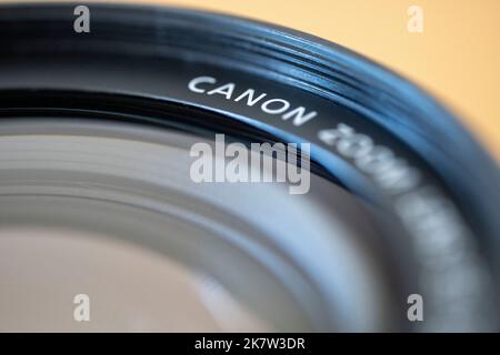 Canon 24-105mm Zoomobjektiv Stockfoto