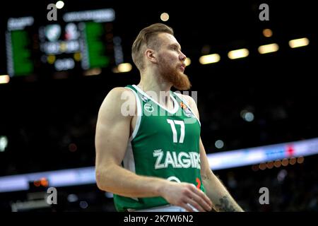 2022 10 18. Kaunas, Litauen. Basketball. Euroleague. Zalgiris Kaunas - Virtus Segafredo Bologna - 68 - 65. Stockfoto