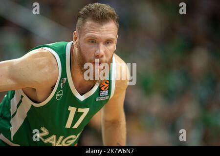 2022 10 18. Kaunas, Litauen. Basketball. Euroleague. Zalgiris Kaunas - Virtus Segafredo Bologna - 68 - 65. Stockfoto