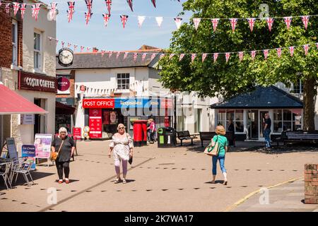 High Street in Hythe, Hampshire, Großbritannien Stockfoto