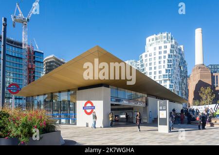 Battersea Power Station Underground, Kirtling Street, Nine Elms, London Borough of Wandsworth, Greater London, England, Vereinigtes Königreich Stockfoto