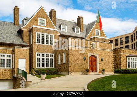 Portugiesische Ambassadors Residence, 2125 Kalorama Road NW, Wasington DC Stockfoto