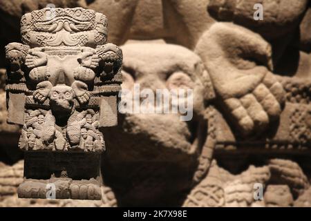 Coatlicue - Mutter der aztekischen Götter Stockfoto