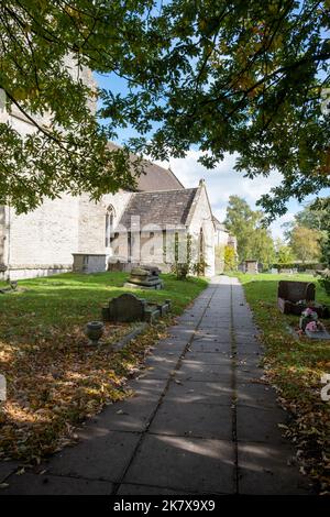 St. Thomas a Becket Church, Pucklechurch, Bristol, Großbritannien Stockfoto