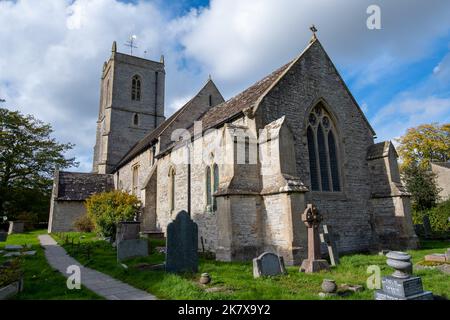 St. Thomas a Becket Church, Pucklechurch, Bristol, Großbritannien Stockfoto