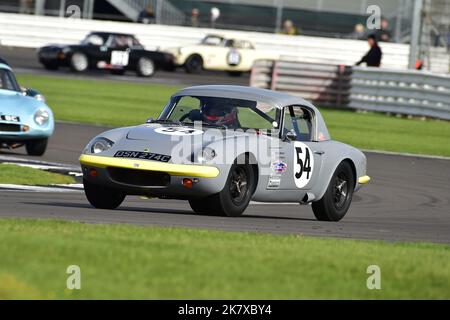 Billy Nairn, Lotus Elan 26R, Mintex Classic K, eine Serie von einstündigen Rennen für GT- und Touring-Fahrzeuge vor 1966, die den Vorschriften der FIA Appendix K entsprechen Stockfoto