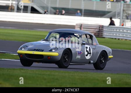 Billy Nairn, Lotus Elan 26R, Mintex Classic K, eine Serie von einstündigen Rennen für GT- und Touring-Fahrzeuge vor 1966, die den Vorschriften der FIA Appendix K entsprechen Stockfoto